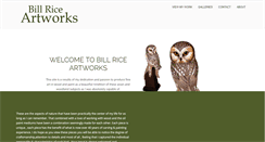 Desktop Screenshot of billriceartworks.com